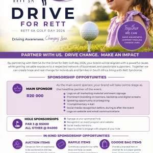 Drive for Rett Sponsorship Opportunities 2026