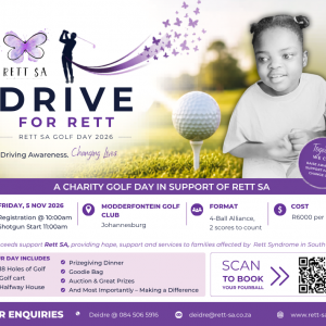 Drive for Rett – Rett SA Golf Day 2026
